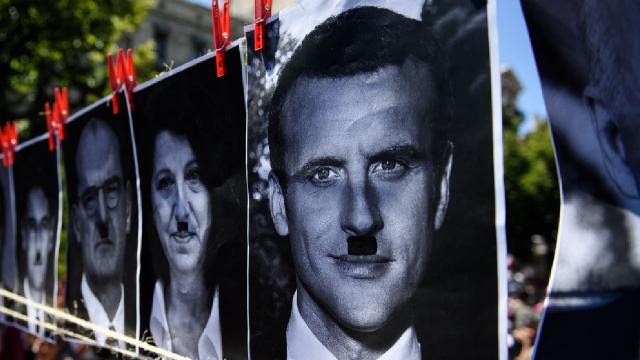 Macronu Hitlere benzeten kişiye 10 bin euro ceza