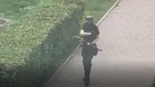 Rusya'da üniversiteye saldıran kişi görüntülendi