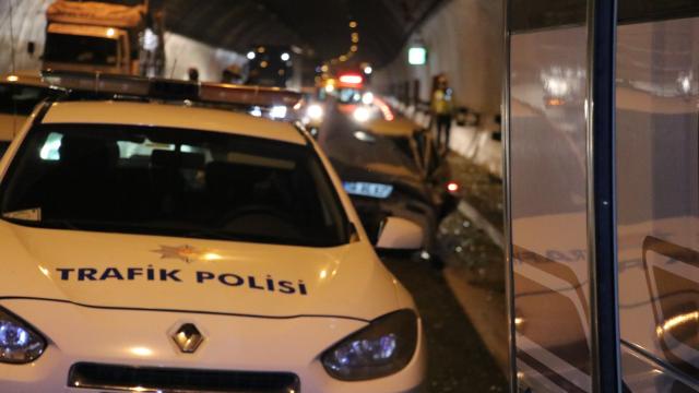 TEMde zincirleme trafik kazası: 1 yaralı