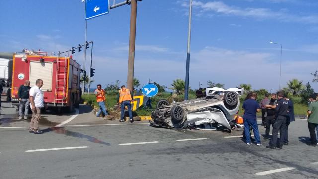 Artvindeki trafik kazasında 3 kişi yaralandı