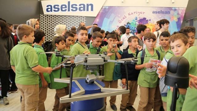 Çocuklar teknolojiyi ASELSAN ile keşfediyor