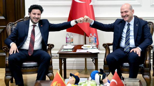 Bakan Soylu, Karadağ Başbakan Yardımcısı Abazoviç ile görüştü