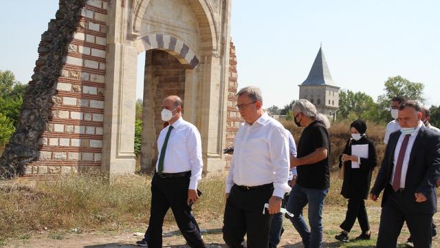 Edirne Sarayı kısa sürede gün yüzüne çıkarılacak