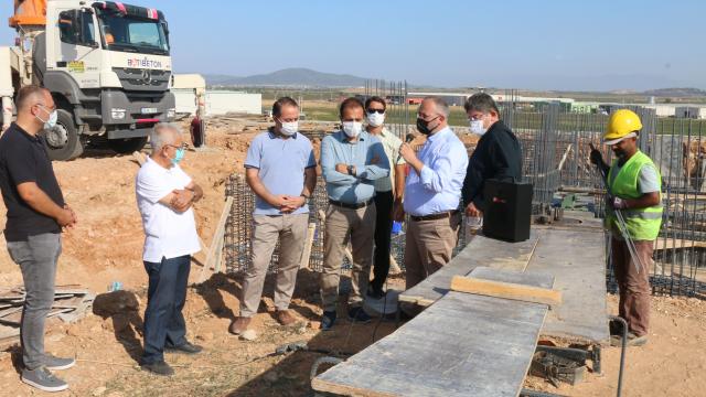 Pancar OSBde itfaiye istasyonun temeli atıldı