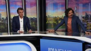 Depreme stüdyoda yakalanan sunucuların panik anları