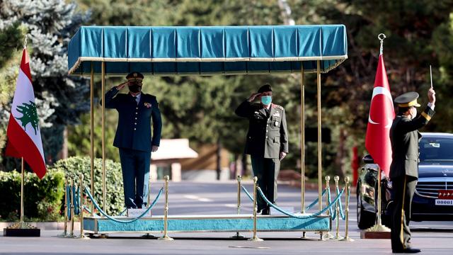 Genelkurmay Başkanı Orgeneral Güler, Joseph Aoun ile görüştü