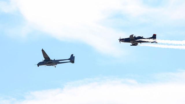 TSKnın yeni İHAsı AKSUNGUR TEKNOFESTte