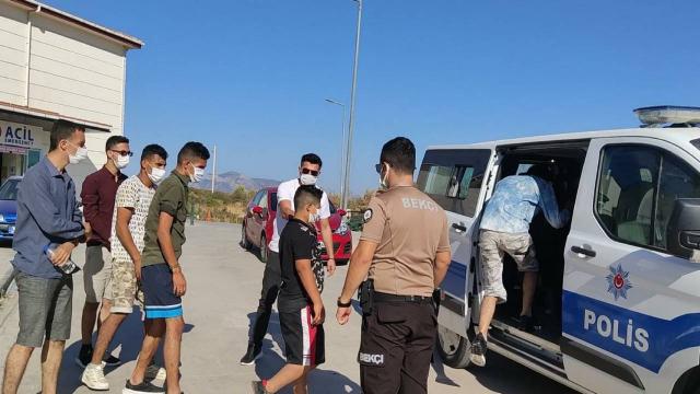 Datçada 6 düzensiz göçmen yakalandı