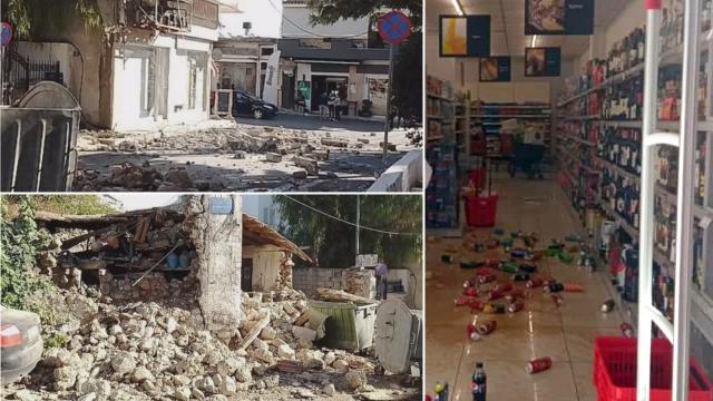 Giritte depremin ardından 350nin üzerinde binada hasar tespit edildi