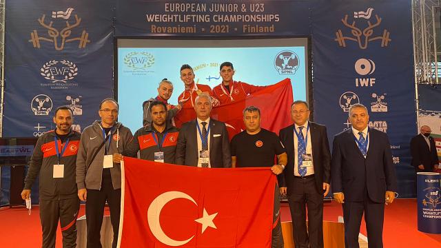 Millilerden Avrupa Halter Şampiyonasında 6 madalya