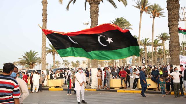 Libyada güvenoyu kararı protesto edildi