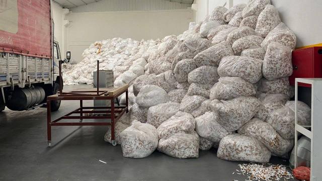 Adanada 263 milyon 400 bin kaçak makaron ele geçirildi