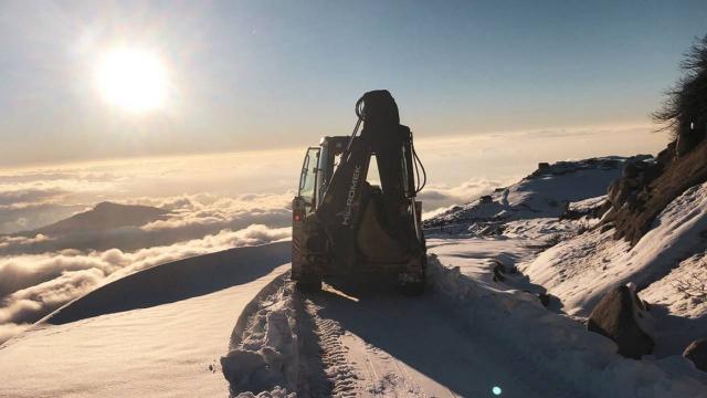 Rizede kapanan yayla yolu açıldı