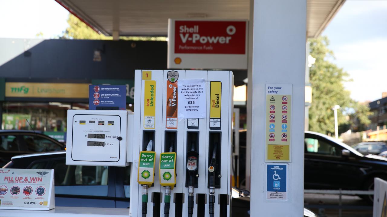 İngiltere'de yakıt krizi