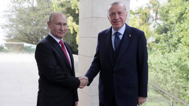 Cumhurbaşkanı Erdoğan Putin ile görüştü