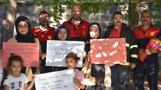 Öğrencilerden itfaiye ekiplerine sürpriz ihbar