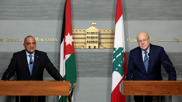 Lübnan Başbakanı Mikati, Ürdünlü mevkidaşı Hasavne ile görüştü