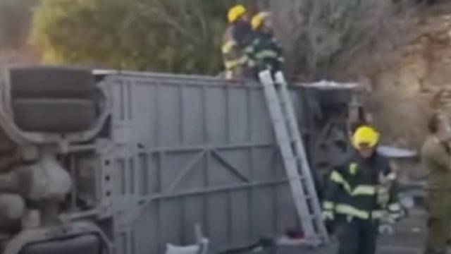 İsrailde otobüs kazası: En az 5 ölü, 47 yaralı