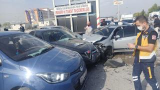 Ankara'da zincirleme kaza kamerada