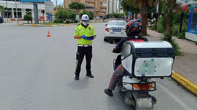 Eş zamanlı denetimlerde 501 motosiklet trafikten men edildi