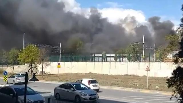 Tuzlada fabrika yangını
