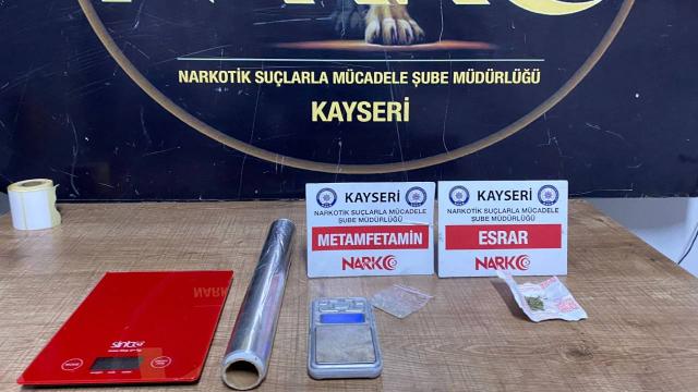 Kayseride uyuşturucu operasyonu: 1 gözaltı