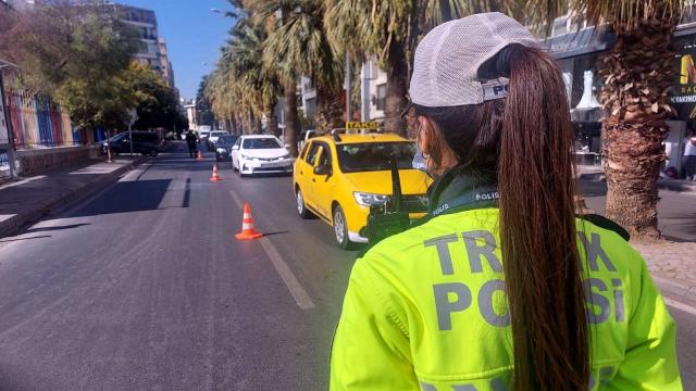 Mersinde trafik eğitimi ve denetimi yapıldı