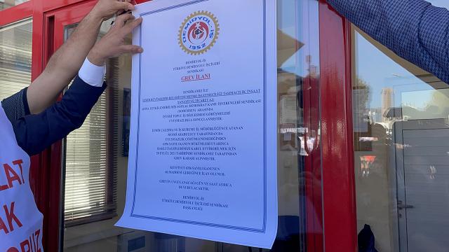 İzmirde metro ve tramvay çalışanlarından "grev" kararı