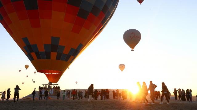 Kapadokyaya geçen ay 288 bin turist