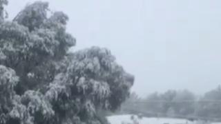 Kırgızistan'a kar yağdı