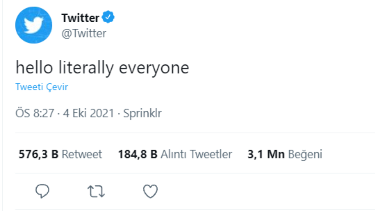 Twitter, fırsatı kaçırmadı