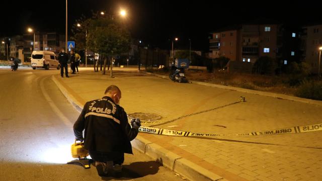 Denizlide devrilen motosikletin sürücüsü yaralandı