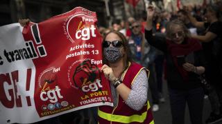 Fransa'da hükümete sosyal politika protestosu
