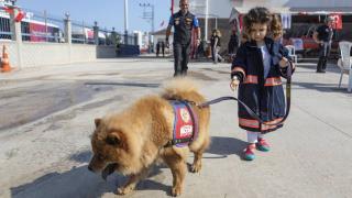 Özel gereksinimli çocuklar, itfaiyeci olma sevinci yaşadı