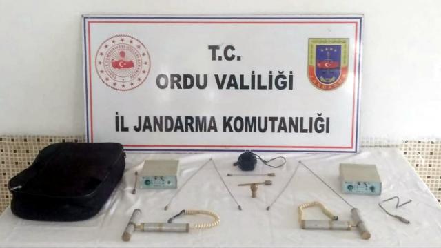 Orduda izinsiz kazı yapan 5 kişi yakalandı