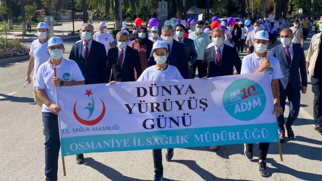 Osmaniyede `Dünya Yürüyüş Günü` etkinliği düzenlendi