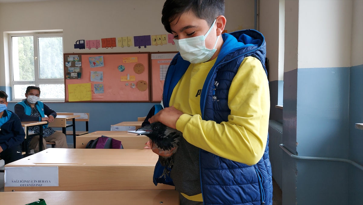 "O, okulumuzun maskotu" 