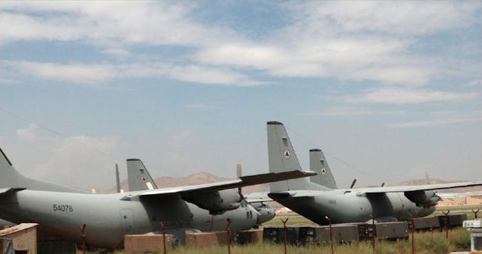 Hurdaya çıkan kargo uçakları