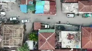 Motosiklet ve bisiklet çalan şüpheli dronla yakalandı