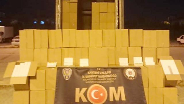Kayseride tütün kaçakçılığı operasyonlarında 4 şüpheli yakalandı