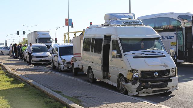 Gaziantepte zincirleme kaza: 2 yaralı