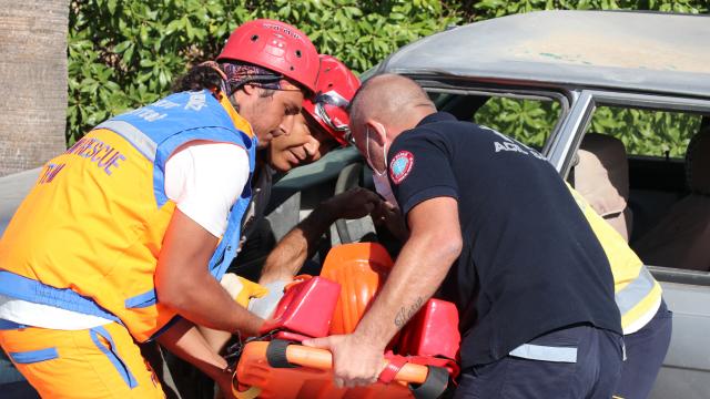 KKTCde afet yönetimi tatbikatı