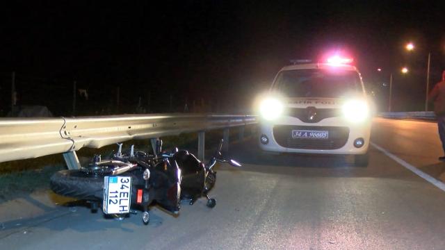 Çekmeköyde motosiklet kazası