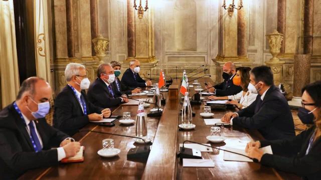 TBMM Başkanı Şentop, P20 Zirvesi kapsamında mevkidaşlarıyla görüştü