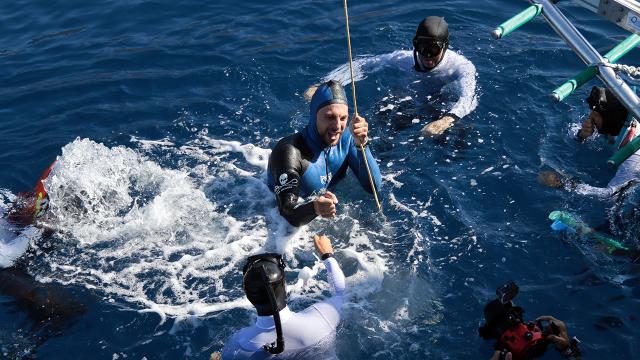 Serbest Dalış Outdoor Dünya Şampiyonasında dünya rekoru