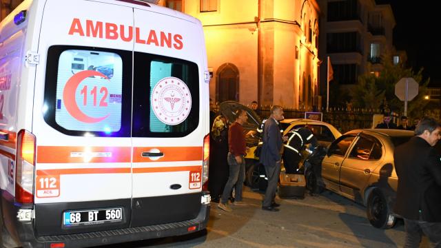 Gümüşhanede trafik kazası: 4 yaralı