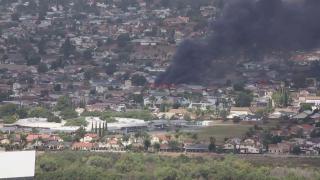 ABD'de bir uçak yerleşim yerine düştü