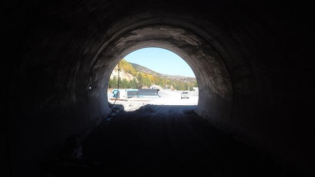 Geminbeli Tünelinde ışığa son 250 metre kaldı