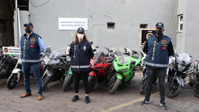 İzmirde motosiklet ve otomobil hırsızlığı: 10 gözaltı