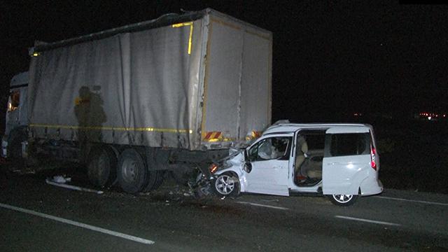 Konyada zincirleme kaza: 1 ölü, 1 yaralı